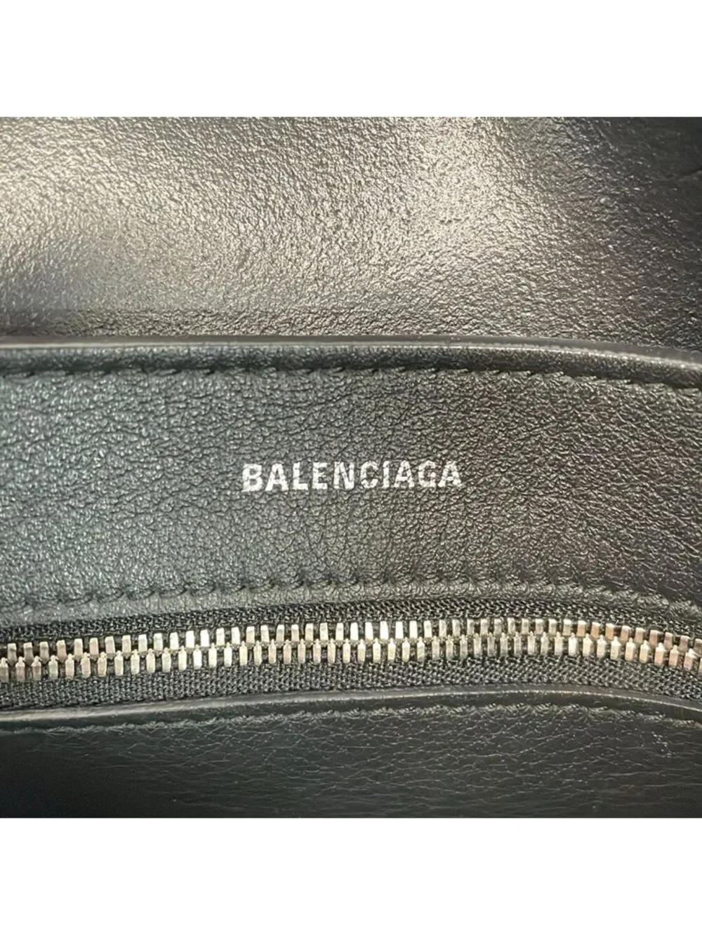 Balenciaga Tote Everyday Xxs Blue 2-Way Leather